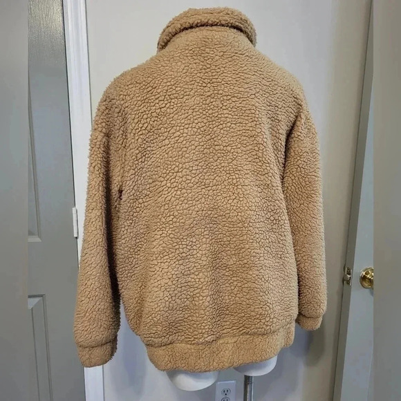 I.AM.GIA Neutral Pixie Oversized Full Zip Teddy Bear Bomber Jacket/Coat(XS/S) - Picture 6 of 12